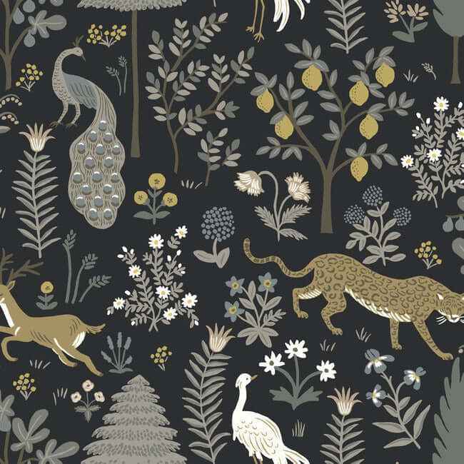 Menagerie Blue Wallpaper - York Wallcoverings - RP7302