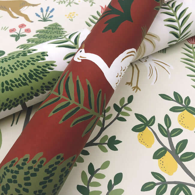 menagerie-wallpaper-rust-york-wallcoverings-rp7301 - York Wallcoverings Wallpaper
