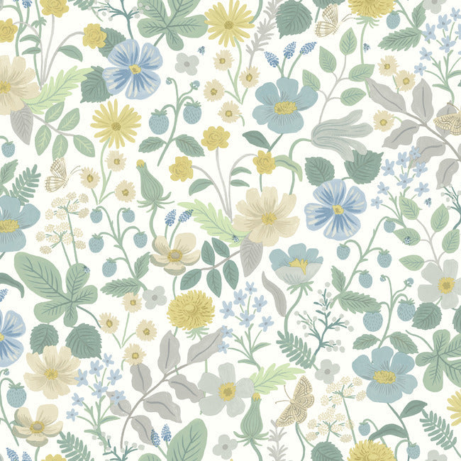 strawberry-fields-wallpaper-blue-green-york-wallcoverings-rp7357