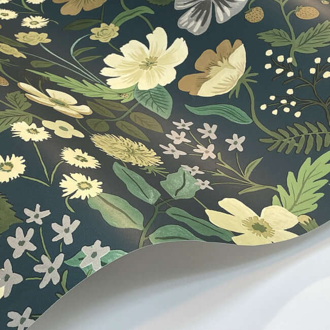 strawberry-fields-wallpaper-teal-york-wallcoverings-rp7359 - York Wallcoverings Wallpaper