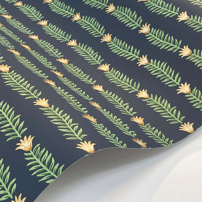 eden-wallpaper-navy-york-wallcoverings-rp7342 - York Wallcoverings Wallpaper