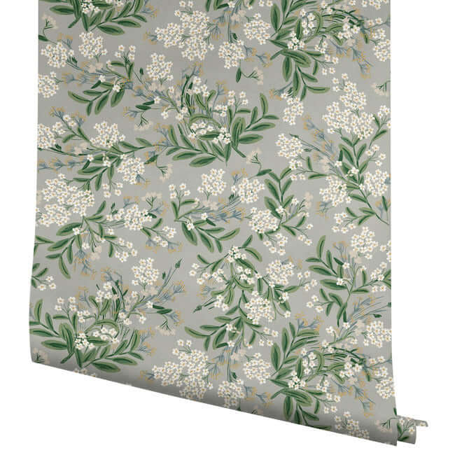 cornflower-wallpaper-grey-york-wallcoverings-rp7383 - York Wallcoverings Wallpaper
