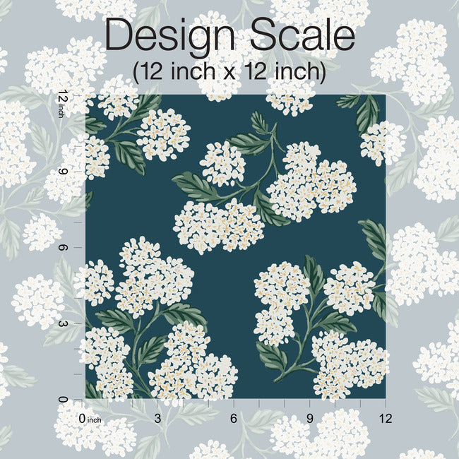 hydrangea-wallpaper-teal-york-wallcoverings-rp7395