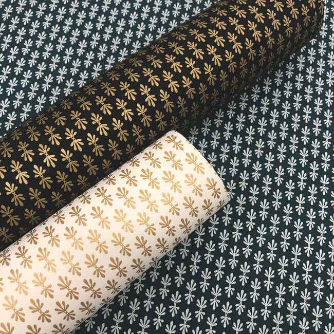Petal Black Wallpaper - York Wallcoverings - RP7363 - York Wallcoverings Wallpaper
