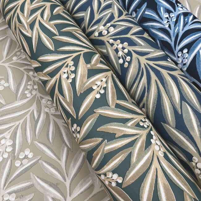 Rowan Neutral Wallpaper - York Wallcoverings - AC9136