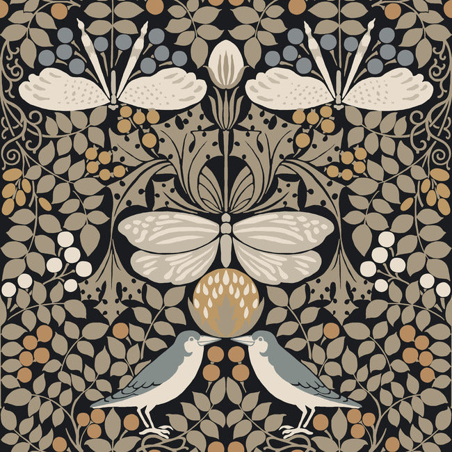 butterfly-garden-wallpaper-black-york-wallcoverings-ac9162