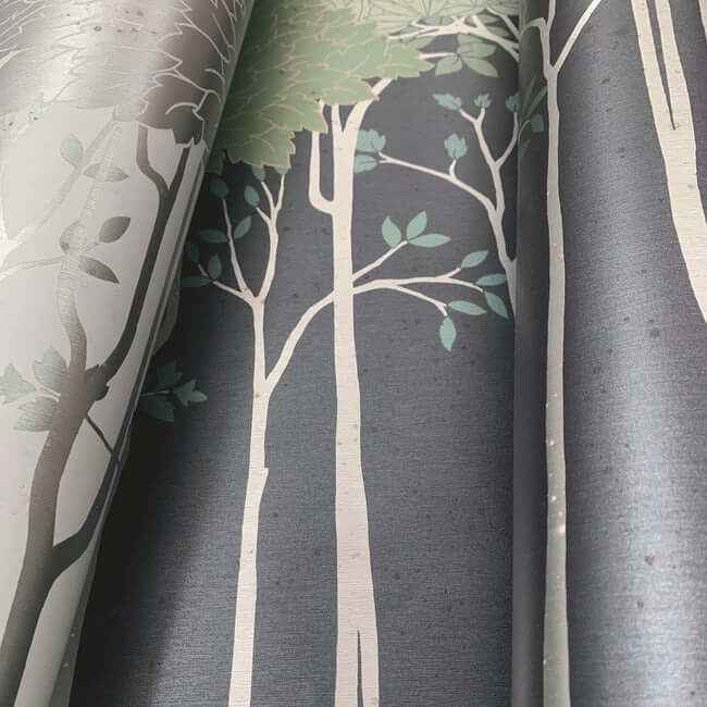 Oakwood Grove White Wallpaper - York Wallcoverings - AC9221D - York Wallcoverings Wallpaper