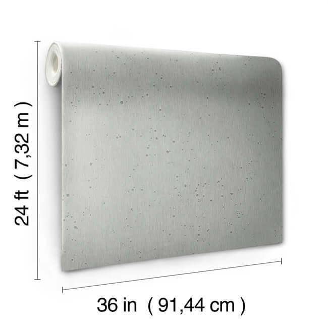 silver-burnished-patina-white-silver-wallpaper-york-wallcoverings-ac9211 - York Wallcoverings Wallpaper