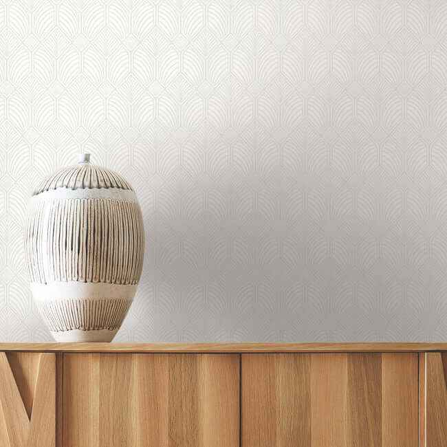 Craftsman Pearl Wallpaper - York Wallcoverings - AC9183 - York Wallcoverings Wallpaper