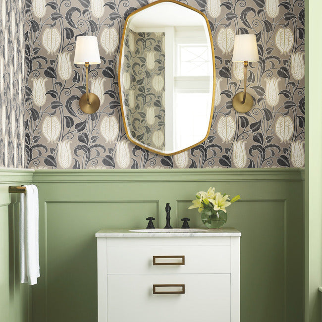canterbury-bells-wallpaper-taupe-york-wallcoverings-ac9206