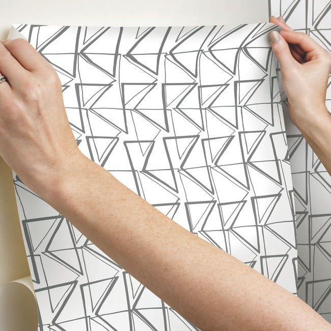 love-triangles-premium-peel-stick-wallpaper-charcoal-york-wallcoverings-psw1252rl