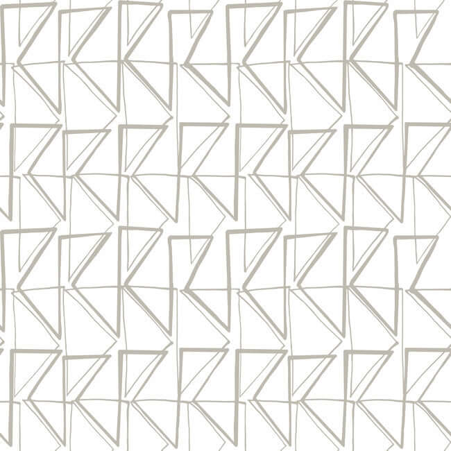 love-triangles-gold-metallic-peel-stick-wallpaper-york-wallcoverings-psw1253rl - York Wallcoverings Wallpaper