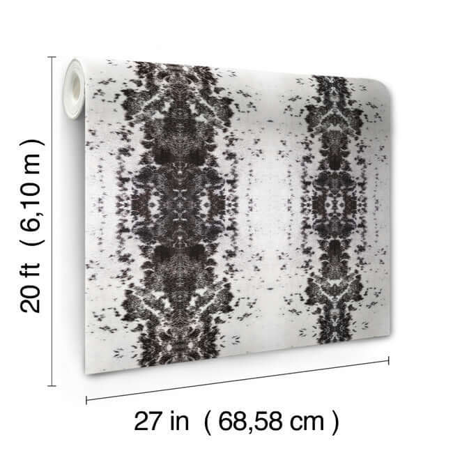 marbled-appaloosa-premium-peel-stick-wallpaper-black-york-wallcoverings-psw1380rl - York Wallcoverings Wallpaper