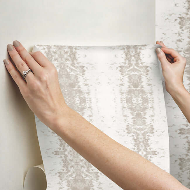 marbled-appaloosa-premium-peel-stick-wallpaper-cremello-appaloosa-york-wallcoverings-psw1381rl - York Wallcoverings Wallpaper