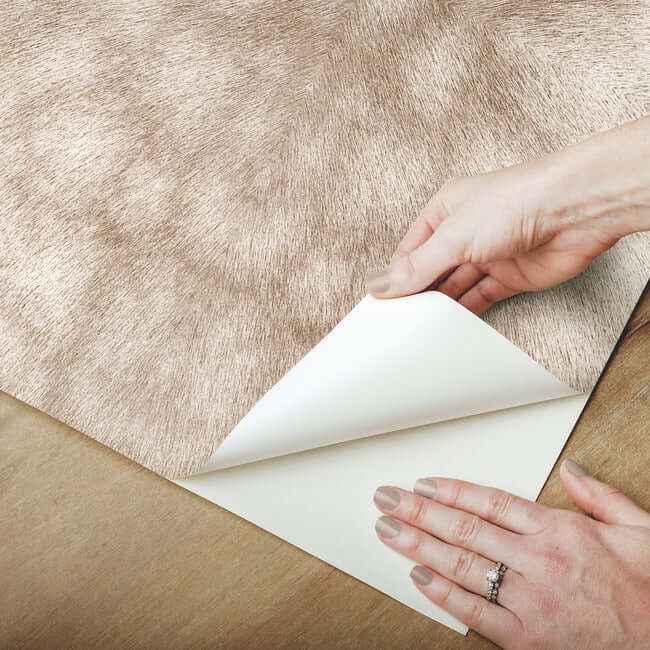 Palomino Tan Peel & Stick Wallpaper - York Wallcoverings - PSW1376RL - York Wallcoverings Wallpaper