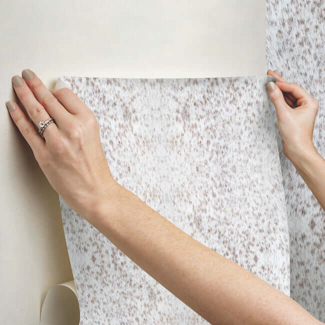 fleabitten-premium-peel-stick-wallpaper-tan-york-wallcoverings-psw1377rl - York Wallcoverings Wallpaper