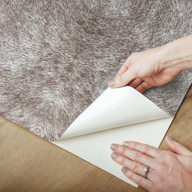 rose-dapple-premium-peel-stick-wallpaper-warm-grey-york-wallcoverings-psw1382rl - York Wallcoverings Wallpaper