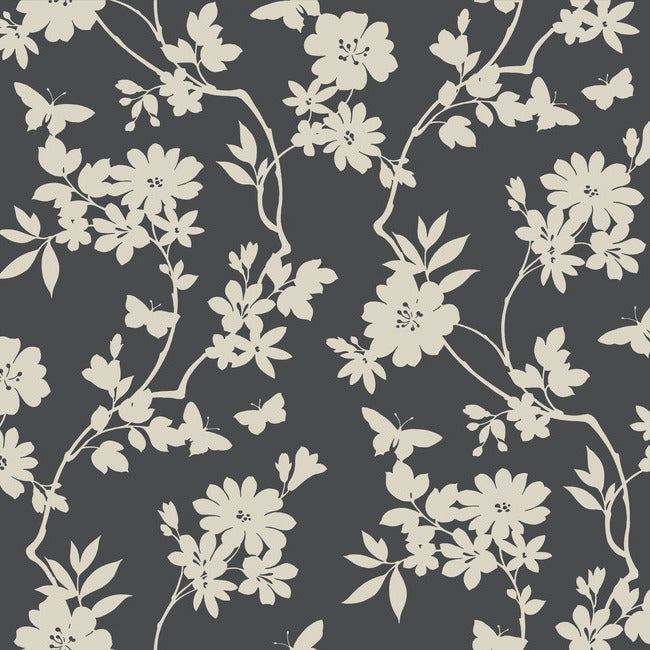 flutter-vine-wallpaper-charcoal-york-wallcoverings-dt5025