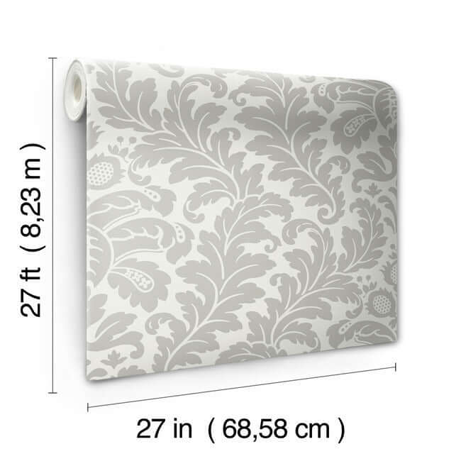 modern-romance-grey-wallpaper-york-wallcoverings-dt5041 - York Wallcoverings Wallpaper
