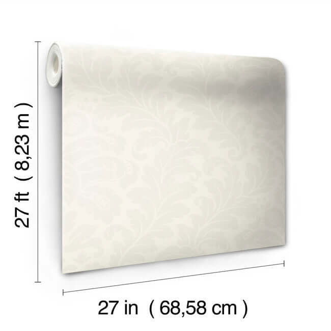 modern-romance-white-wallpaper-york-wallcoverings-dt5043 - York Wallcoverings Wallpaper