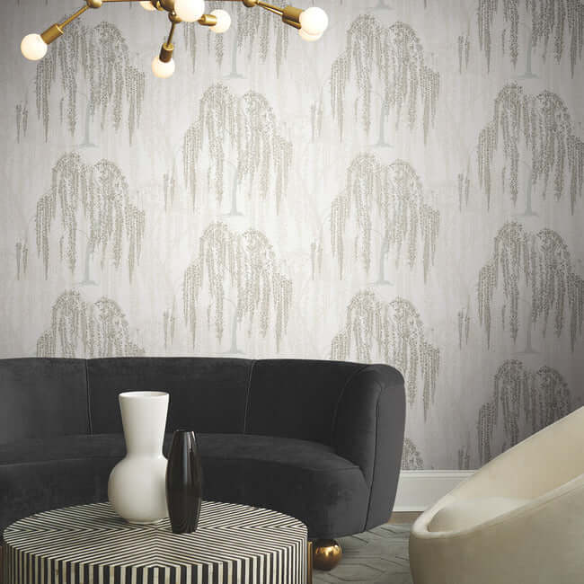 willow-glow-neutral-wallpaper-york-wallcoverings-dt5061 - York Wallcoverings Wallpaper