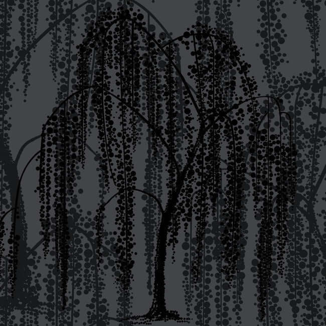 willow-glow-grey-wallpaper-york-wallcoverings-dt5062 - York Wallcoverings Wallpaper