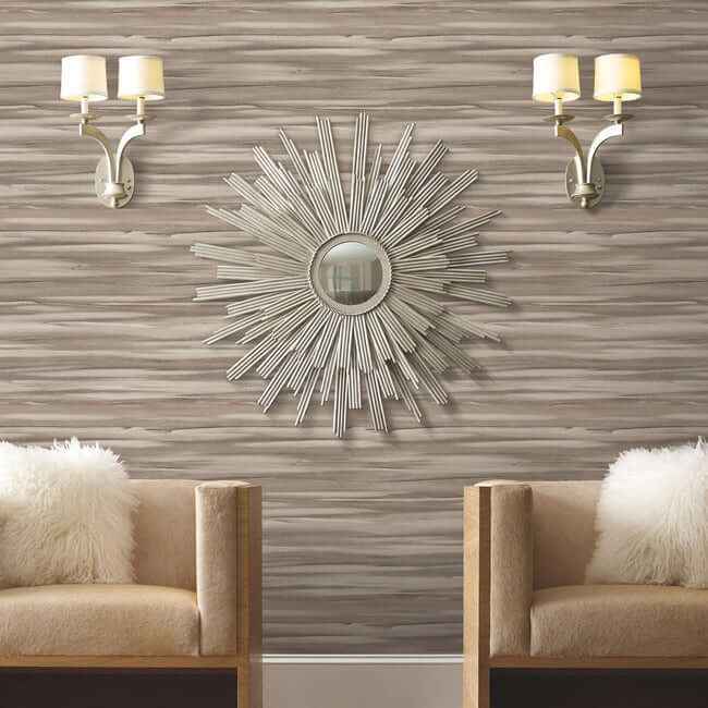 Sanctuary Tan Wallpaper - York Wallcoverings - DT5125