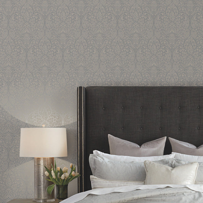 paradise-wallpaper-dark-taupe-silver-york-wallcoverings-dt5012