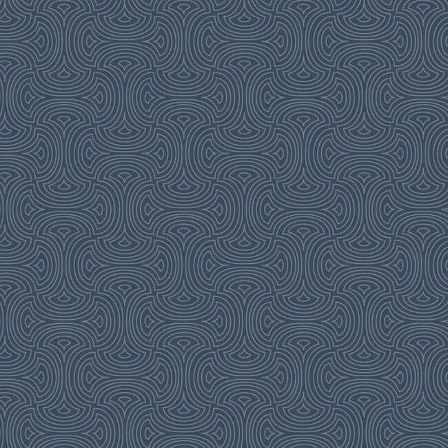 hourglass-navy-wallpaper-york-wallcoverings-dt5143 - York Wallcoverings Wallpaper