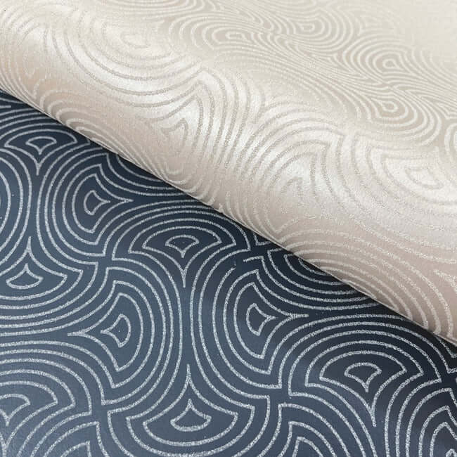hourglass-navy-wallpaper-york-wallcoverings-dt5143 - York Wallcoverings Wallpaper