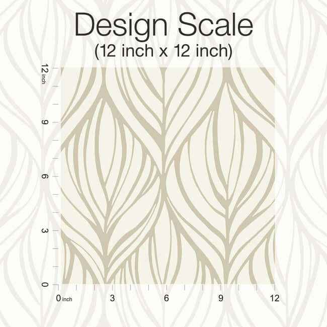 Palma White & Gold Wallpaper - York Wallcoverings - DT5081 - York Wallcoverings Wallpaper