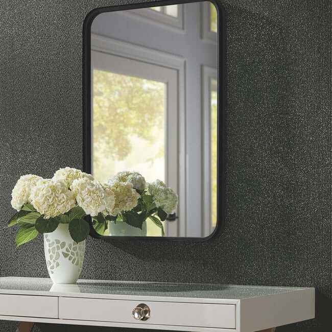 Dazzle Black Wallpaper - York Wallcoverings - DT5091 - York Wallcoverings Wallpaper