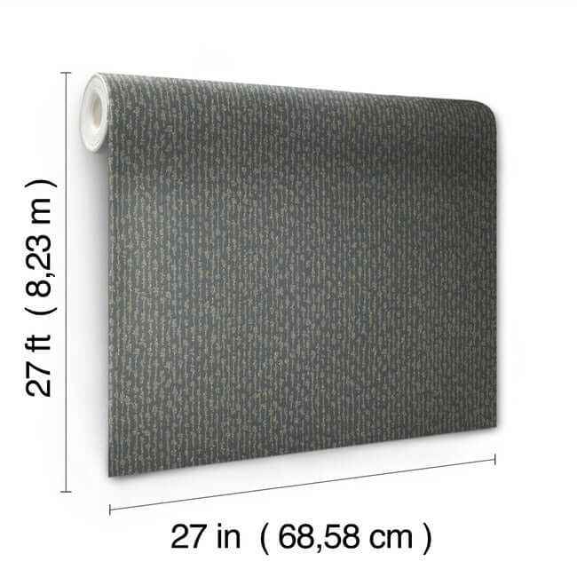 Dazzle Charcoal Wallpaper - York Wallcoverings - DT5092 - York Wallcoverings Wallpaper