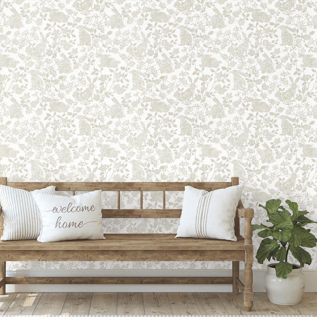 botanical-bunnies-premium-peel-stick-wallpaper-neutral-york-wallcoverings-psw1344rl
