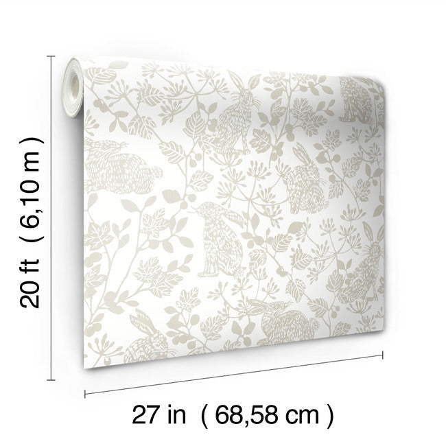botanical-bunnies-premium-peel-stick-wallpaper-neutral-york-wallcoverings-psw1344rl