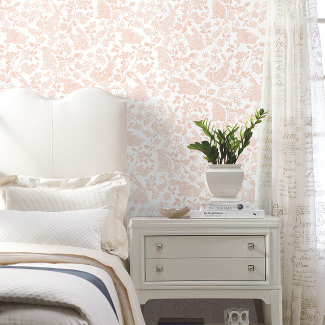 botanical-bunnies-premium-peel-stick-wallpaper-pink-york-wallcoverings-psw1343rl