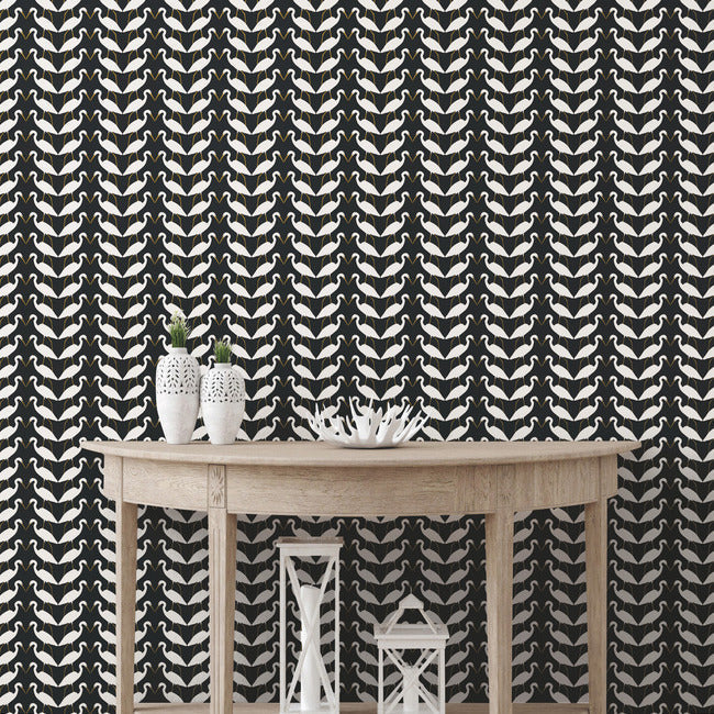 elegant-birds-premium-peel-stick-wallpaper-black-gold-metallic-york-wallcoverings-psw1345rl