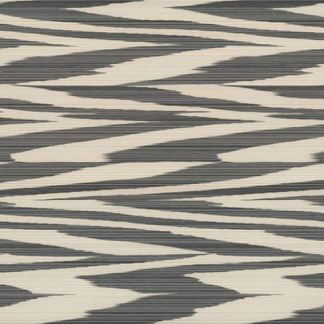 flamed-zigzag-black-cream-wallpaper-york-wallcoverings-mi10341 - York Wallcoverings Wallpaper