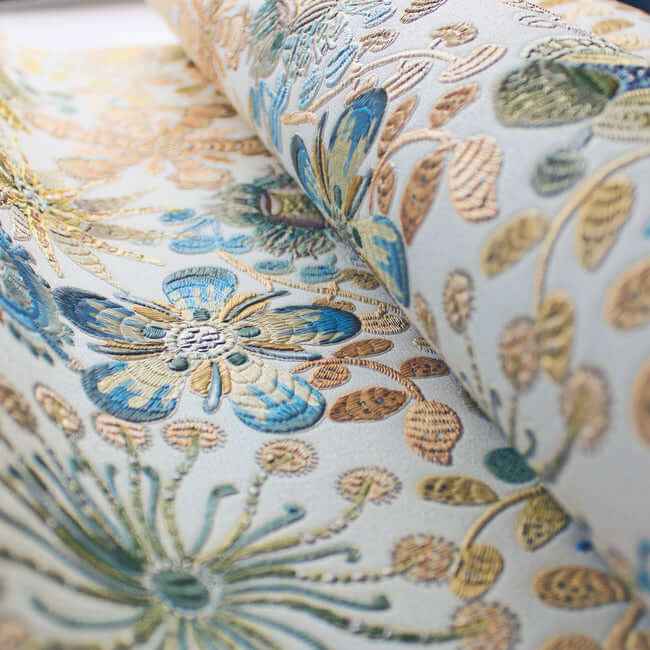 Magic Garden Blue & Green Wallpaper - York Wallcoverings - MI10313 - York Wallcoverings Wallpaper