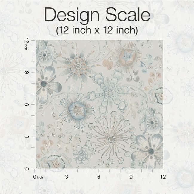 magic-garden-neutral-wallpaper-york-wallcoverings-mi10314 - York Wallcoverings Wallpaper