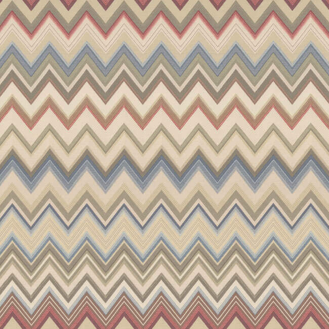 happy-zigzag-orange-wallpaper-york-wallcoverings-mi10330 - York Wallcoverings Wallpaper
