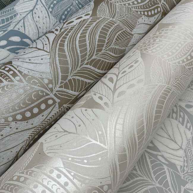 Vinca Blue Wallpaper - York Wallcoverings - GO8225 - York Wallcoverings Wallpaper