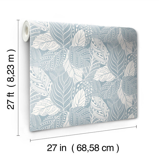 vinca-wallpaper-smokey-blue-york-wallcoverings-go8225