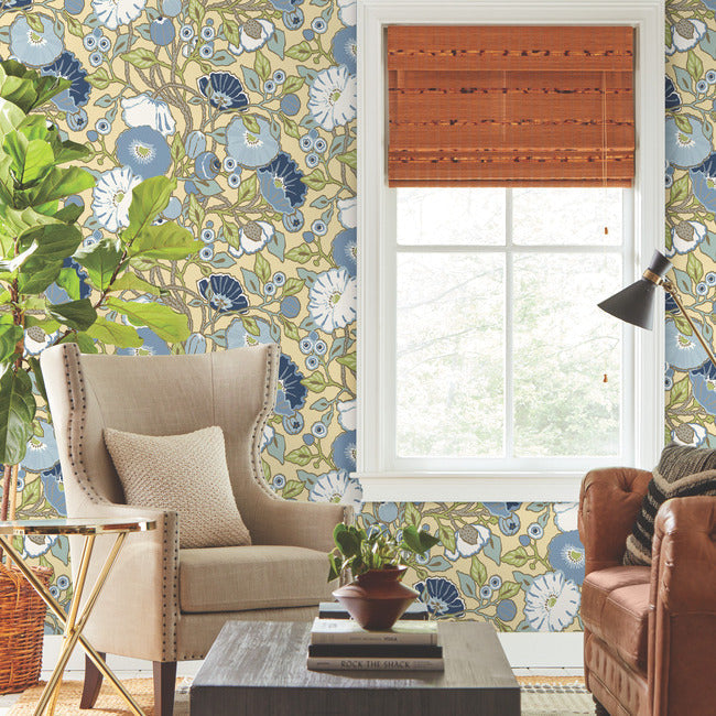 vincent-poppies-wallpaper-sunflower-york-wallcoverings-go8311