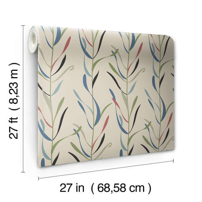 chloe-vine-savanna-wallpaper-york-wallcoverings-go8326 - York Wallcoverings Wallpaper