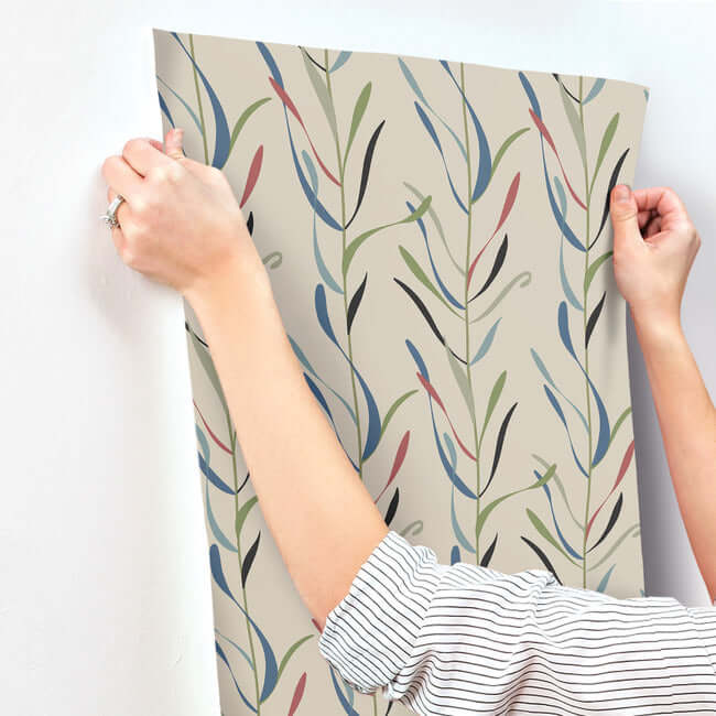 chloe-vine-savanna-wallpaper-york-wallcoverings-go8326 - York Wallcoverings Wallpaper