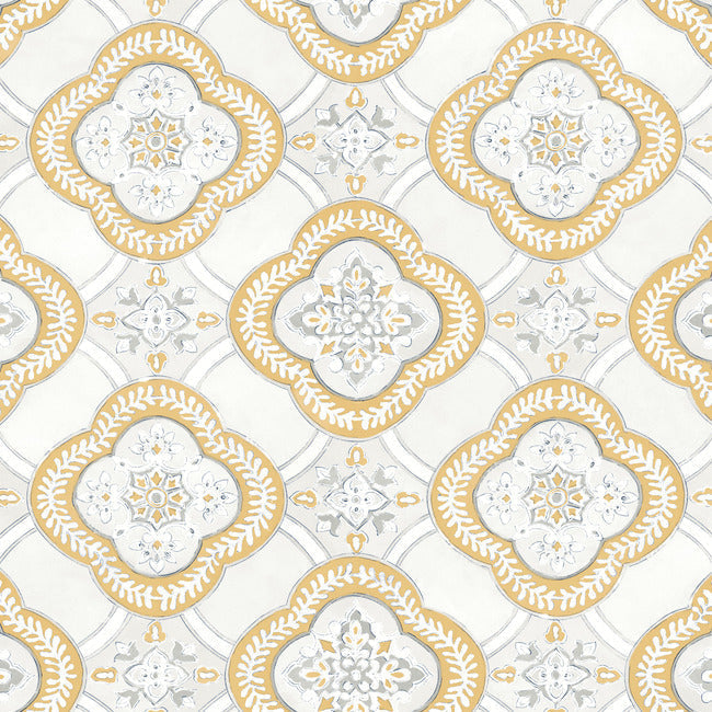 garden-trellis-wallpaper-ochre-york-wallcoverings-go8215