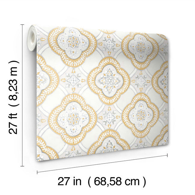 garden-trellis-wallpaper-ochre-york-wallcoverings-go8215