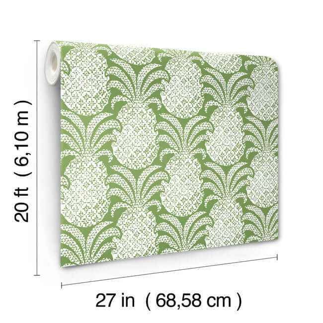 Colony Club Palm Green Peel & Stick Wallpaper - York Wallcoverings - PSW1392RL - York Wallcoverings Wallpaper