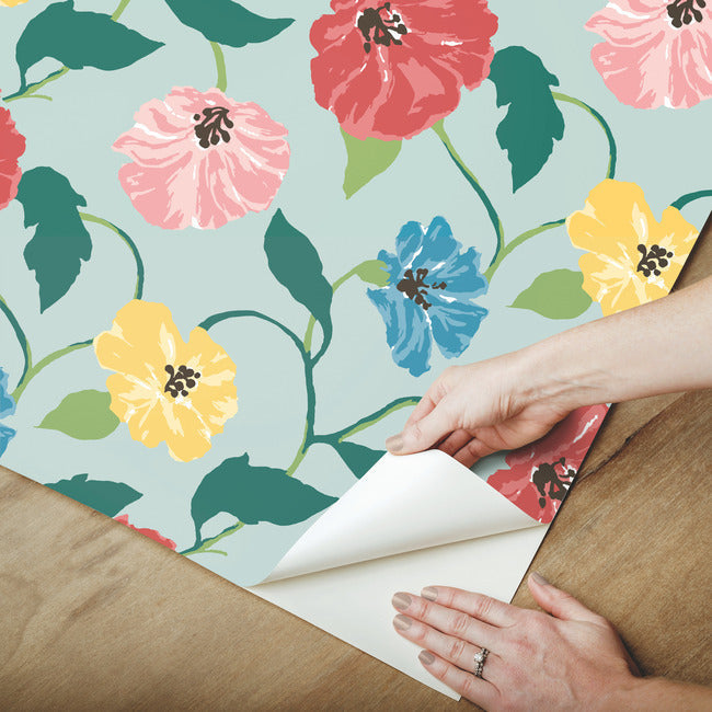jungle-garden-premium-peel-stick-wallpaper-sky-blue-york-wallcoverings-psw1400rl